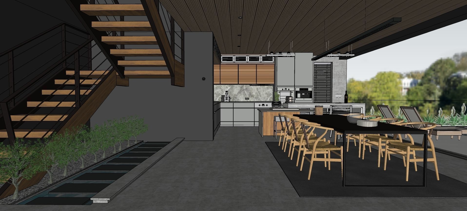 Modern living - B5  3D model_30