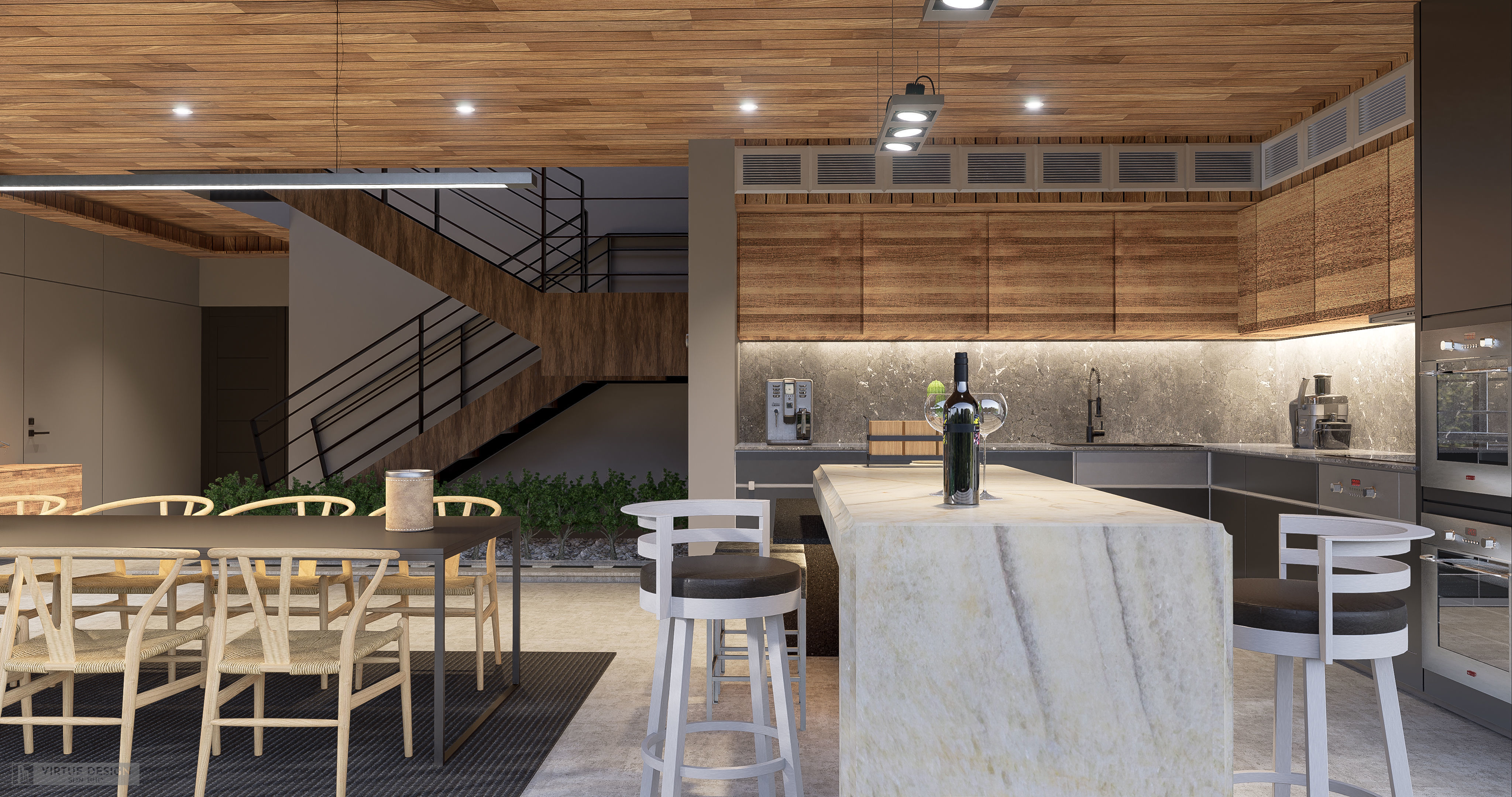 Modern living - B5  3D model_10