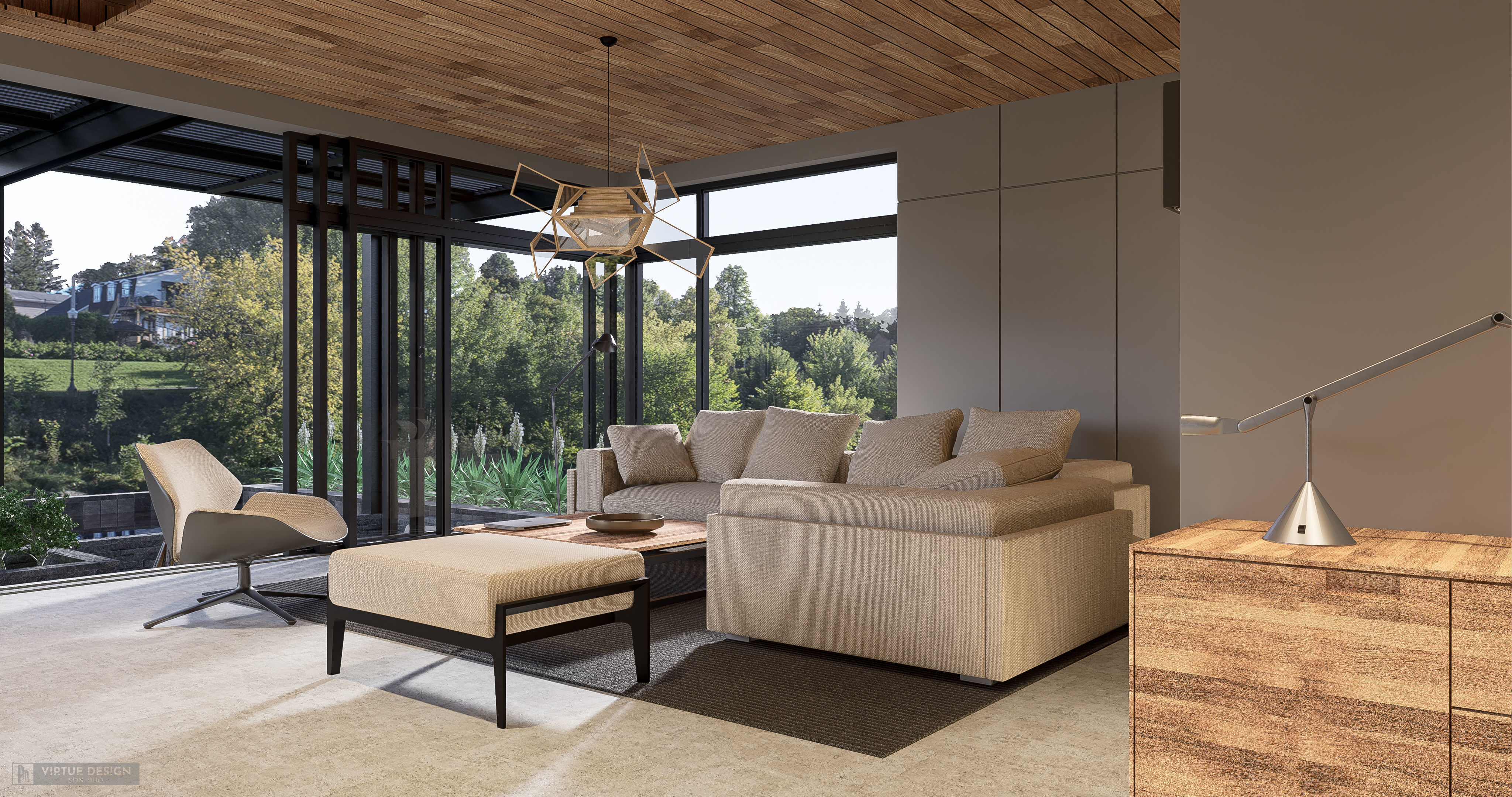 Modern living - B5  3D model_5