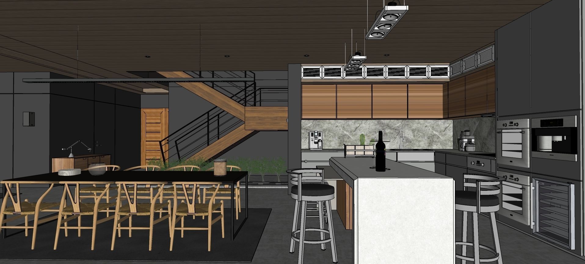 Modern living - B5  3D model_32