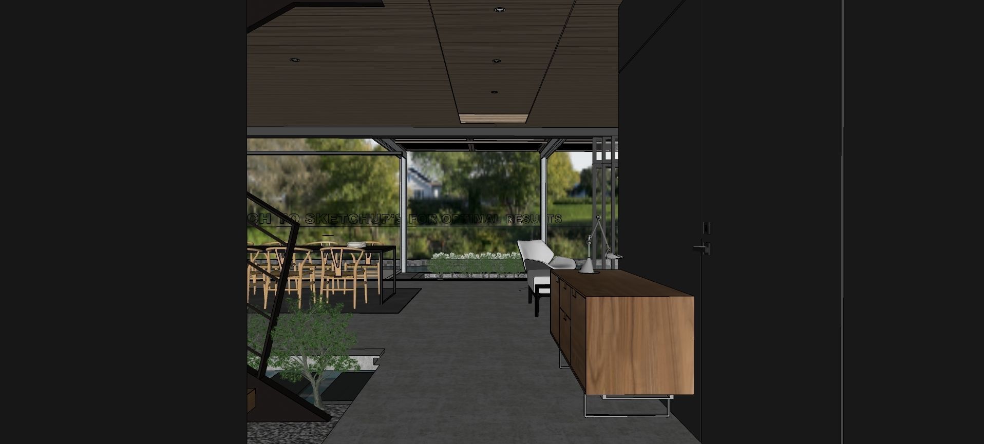 Modern living - B5  3D model_24