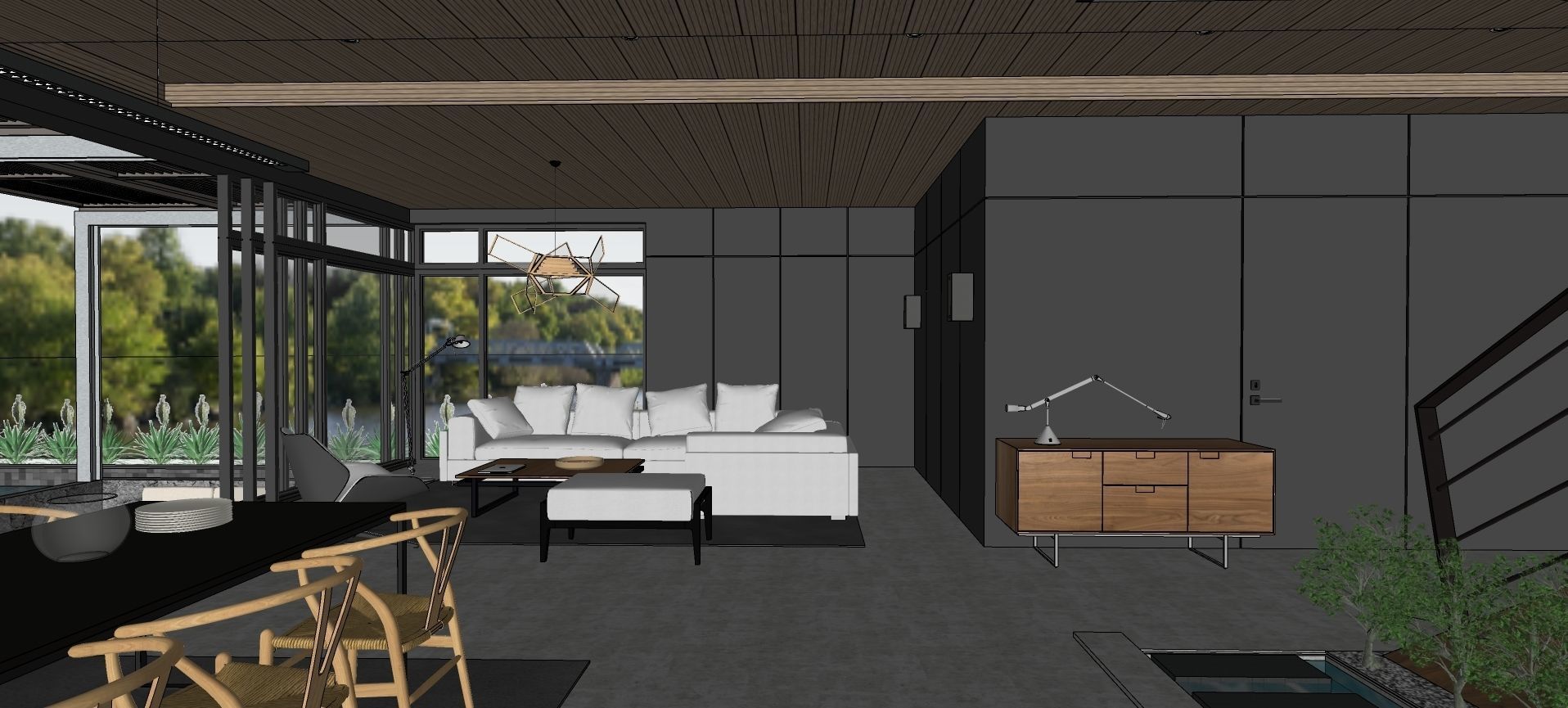 Modern living - B5  3D model_25