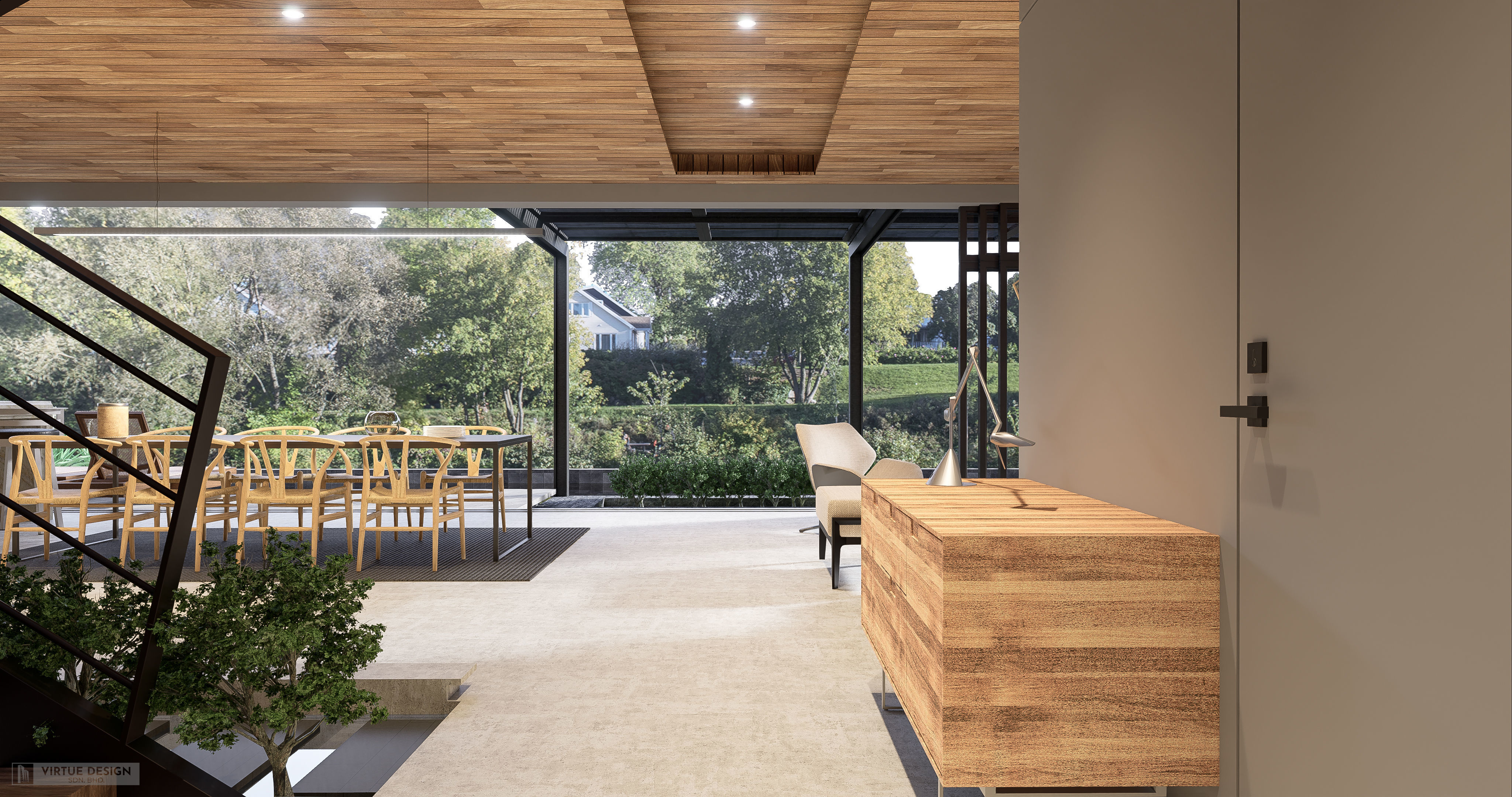 Modern living - B5  3D model_1