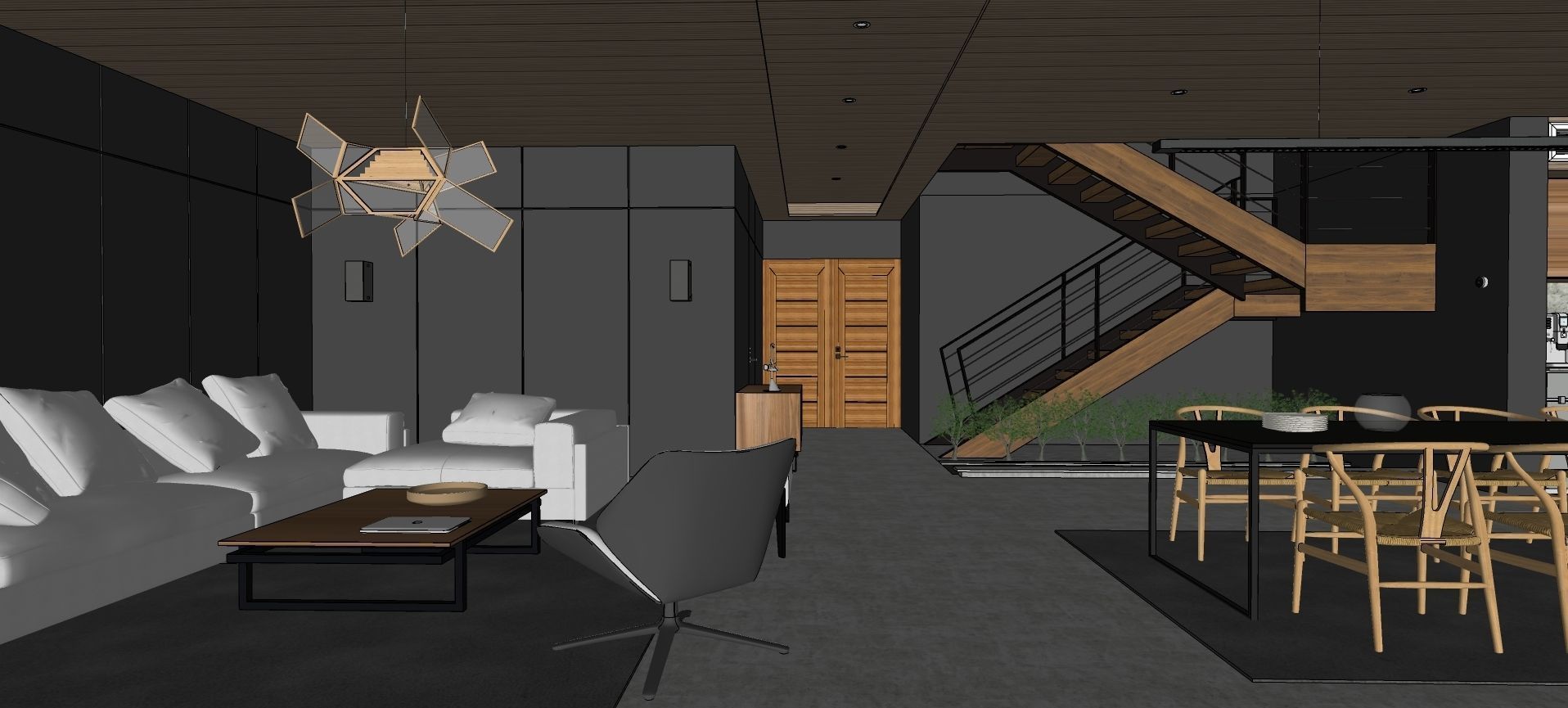 Modern living - B5  3D model_28