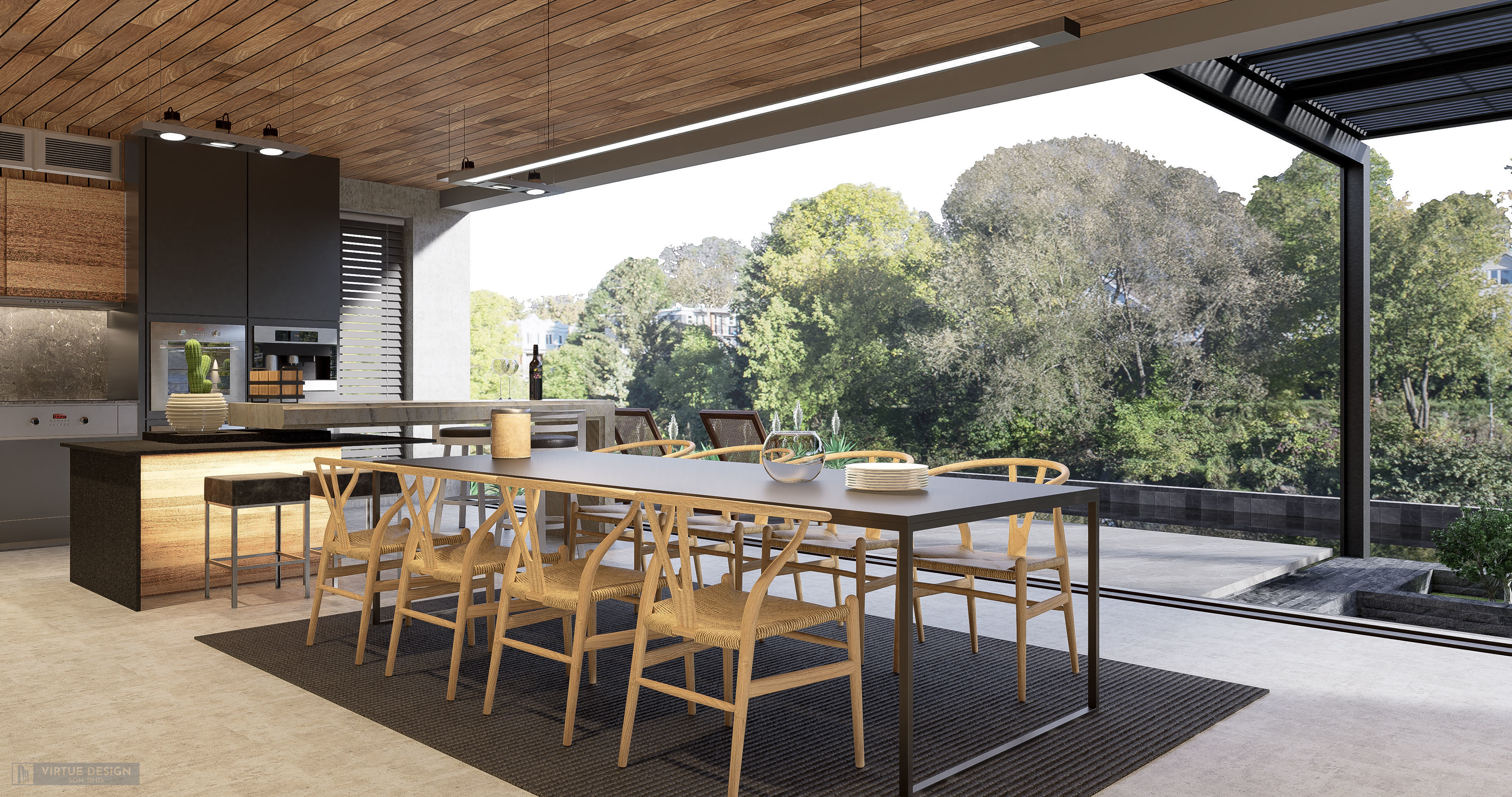 Modern living - B5  3D model_11