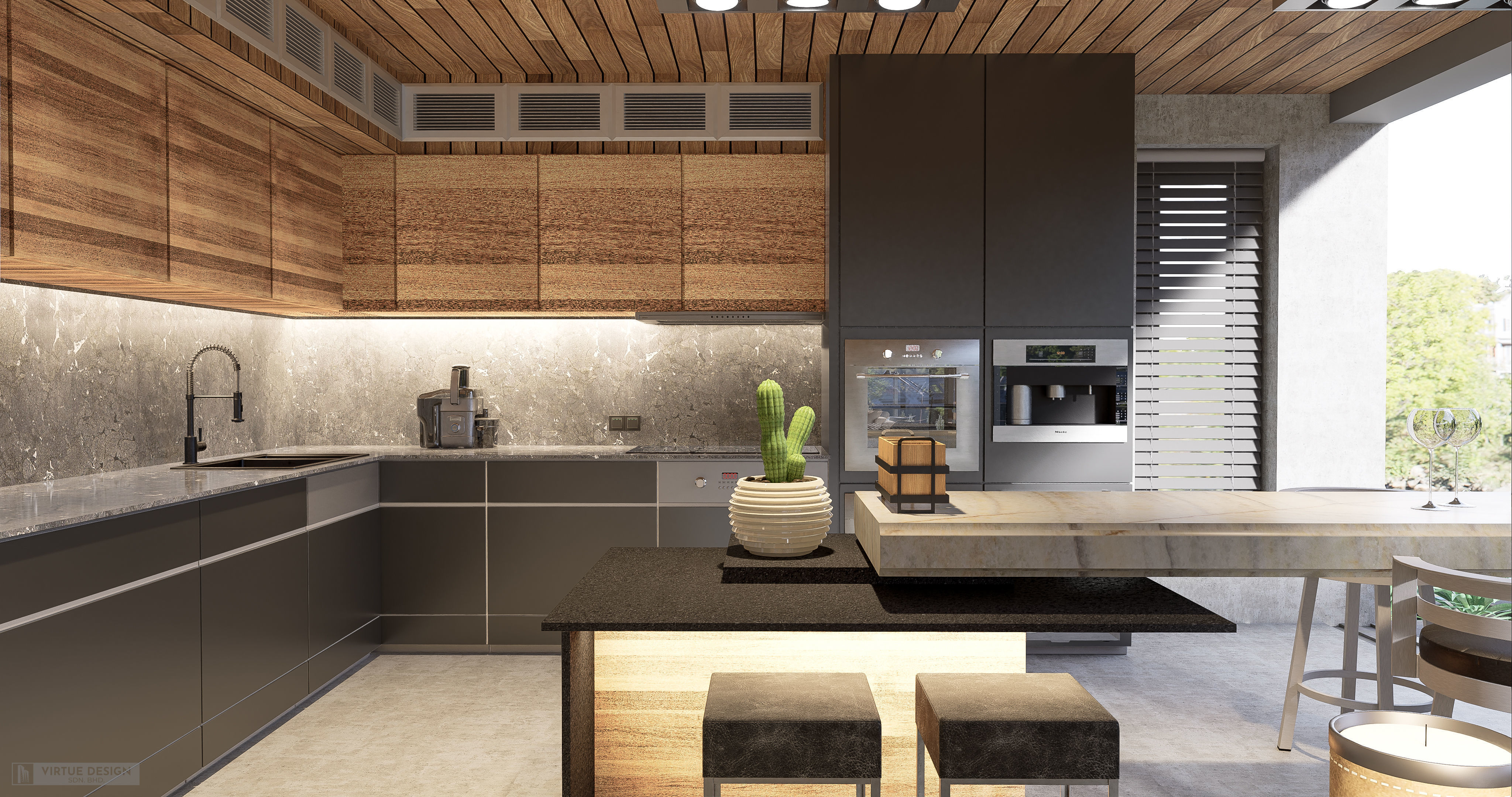 Modern living - B5  3D model_7