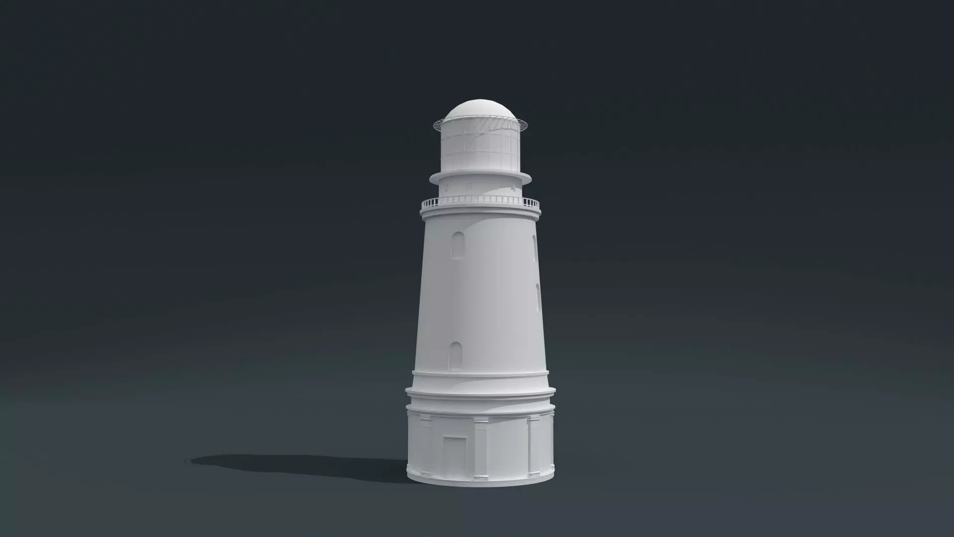 Yenikalsky Lighthouse 3D model_0