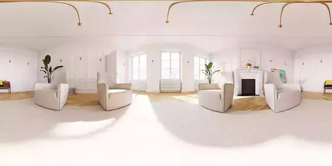 Simple bright interior HDR