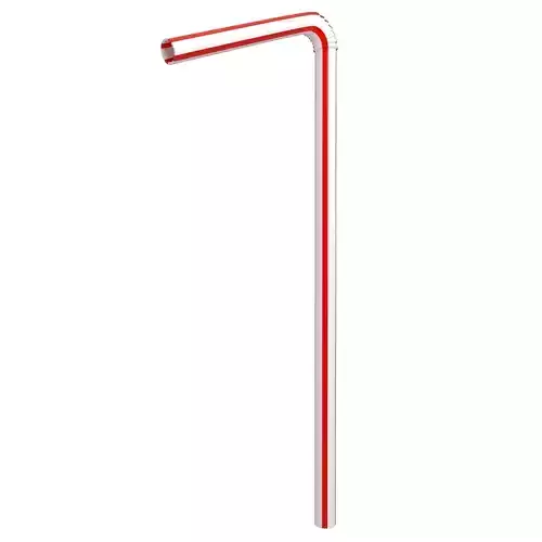 Bendy Plastic Drinking Straw Striped
