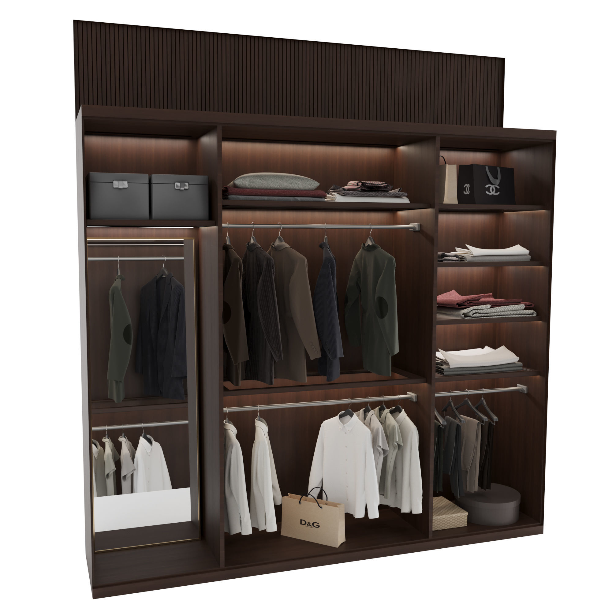Wardrobe No 02 3D model_1