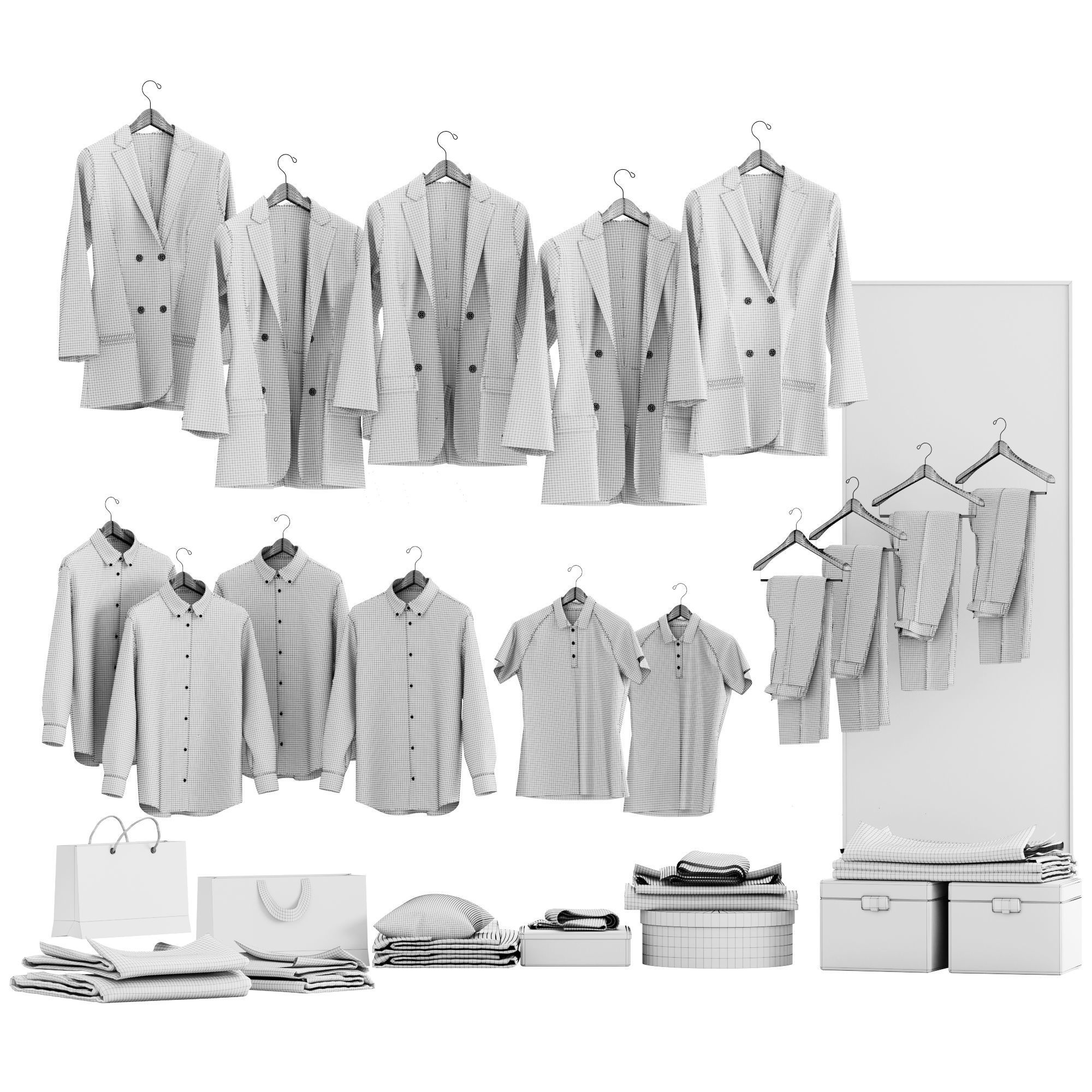 Wardrobe No 02 3D model_3