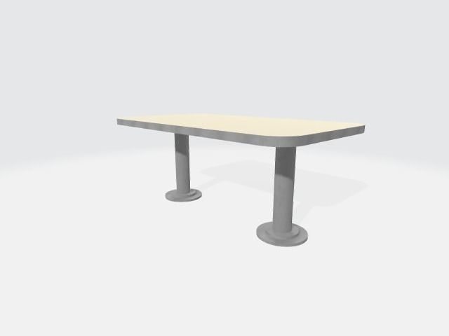 Table diner Free 3D model