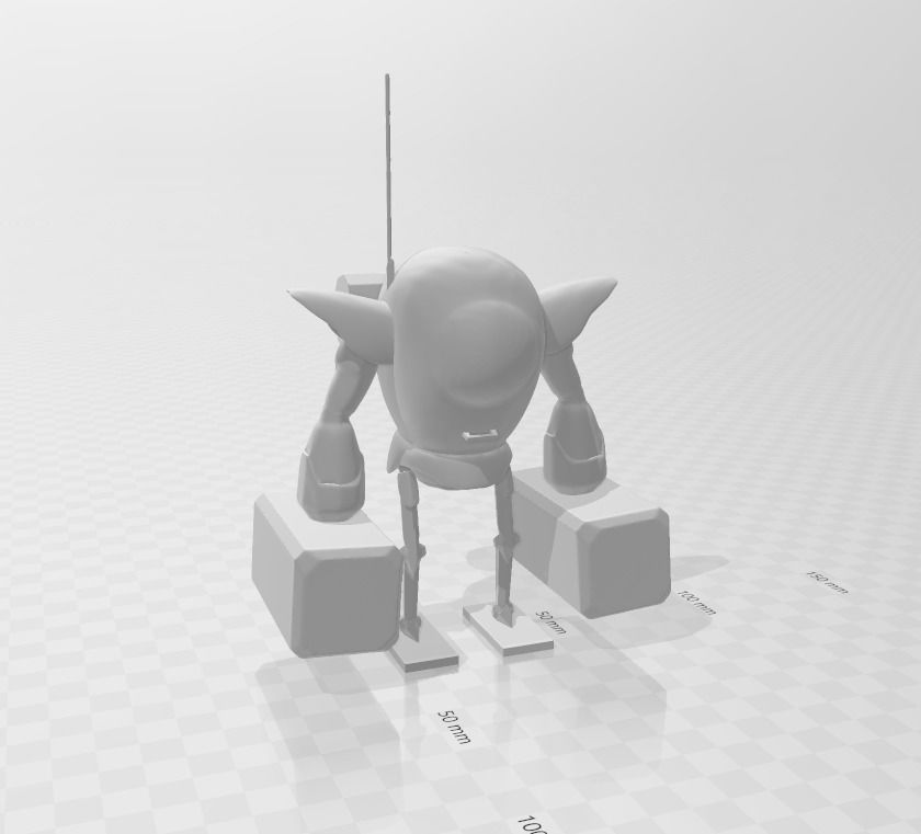 Red Ribbon Robot 3 3D Model 3D print model_2