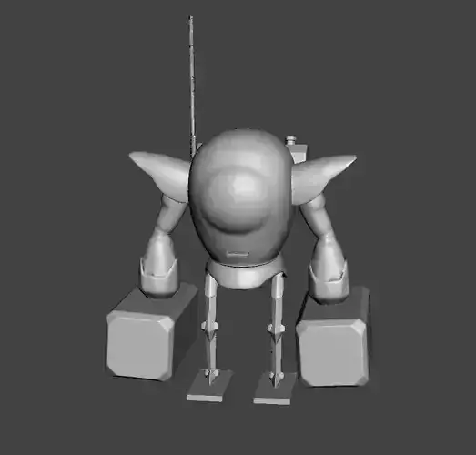 Red Ribbon Robot 3 3D Model