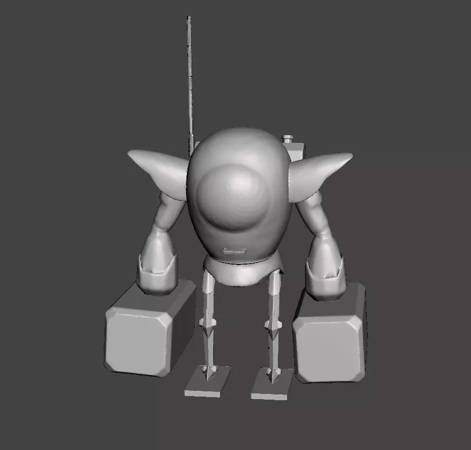 Red Ribbon Robot 3 3D Model 3D print model_0