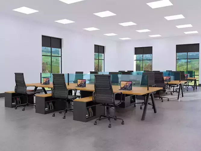 Office Room 3D model