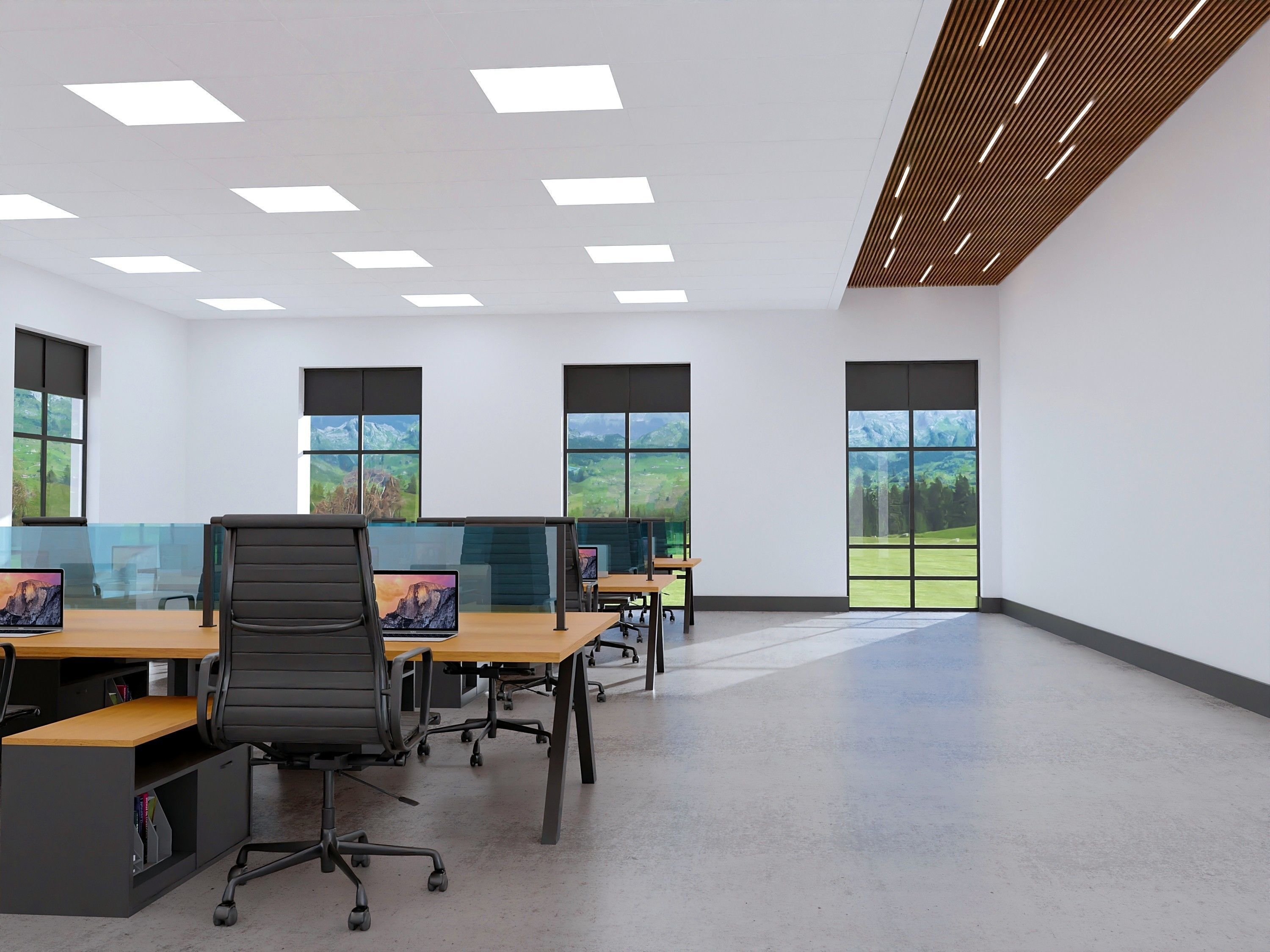 Office Room 3D model_4