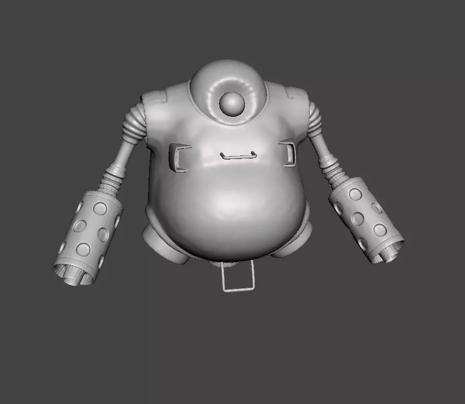 Red Ribbon Robot 5 3D Model 3D print model_0