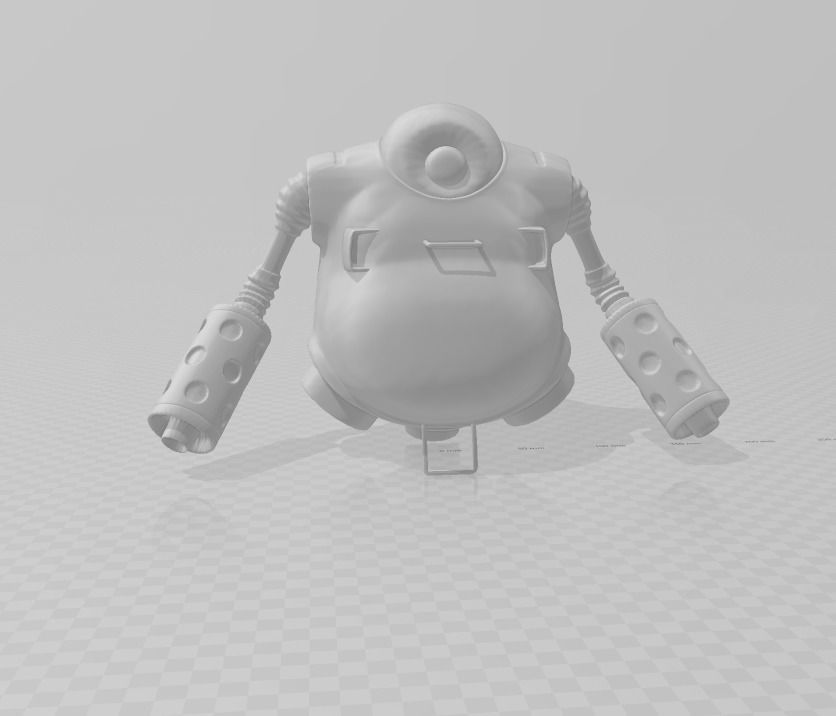 Red Ribbon Robot 5 3D Model 3D print model_2