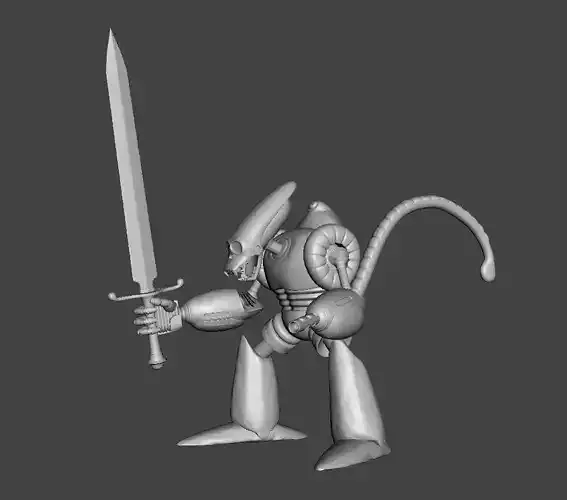 Pirate Robot 3D Model