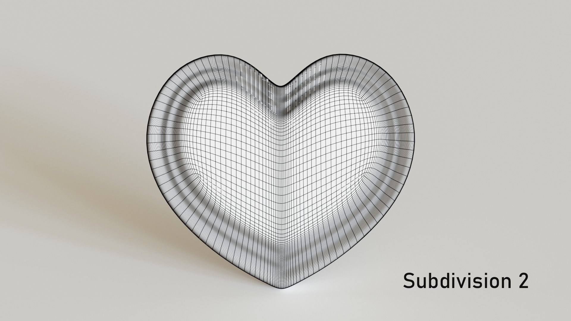 Heart Red and Blue 3D model_10