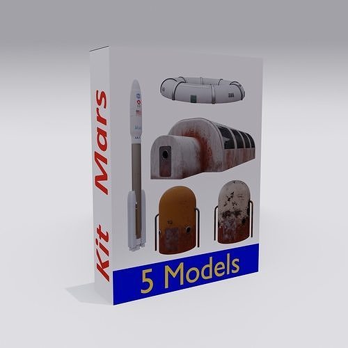 Mars 3D models 3D Model Collection
