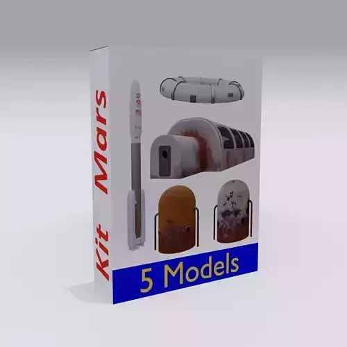 Mars 3D models 3D Model Collection