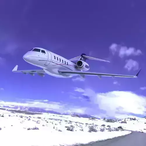 Bombardier Challenger 300 3D model