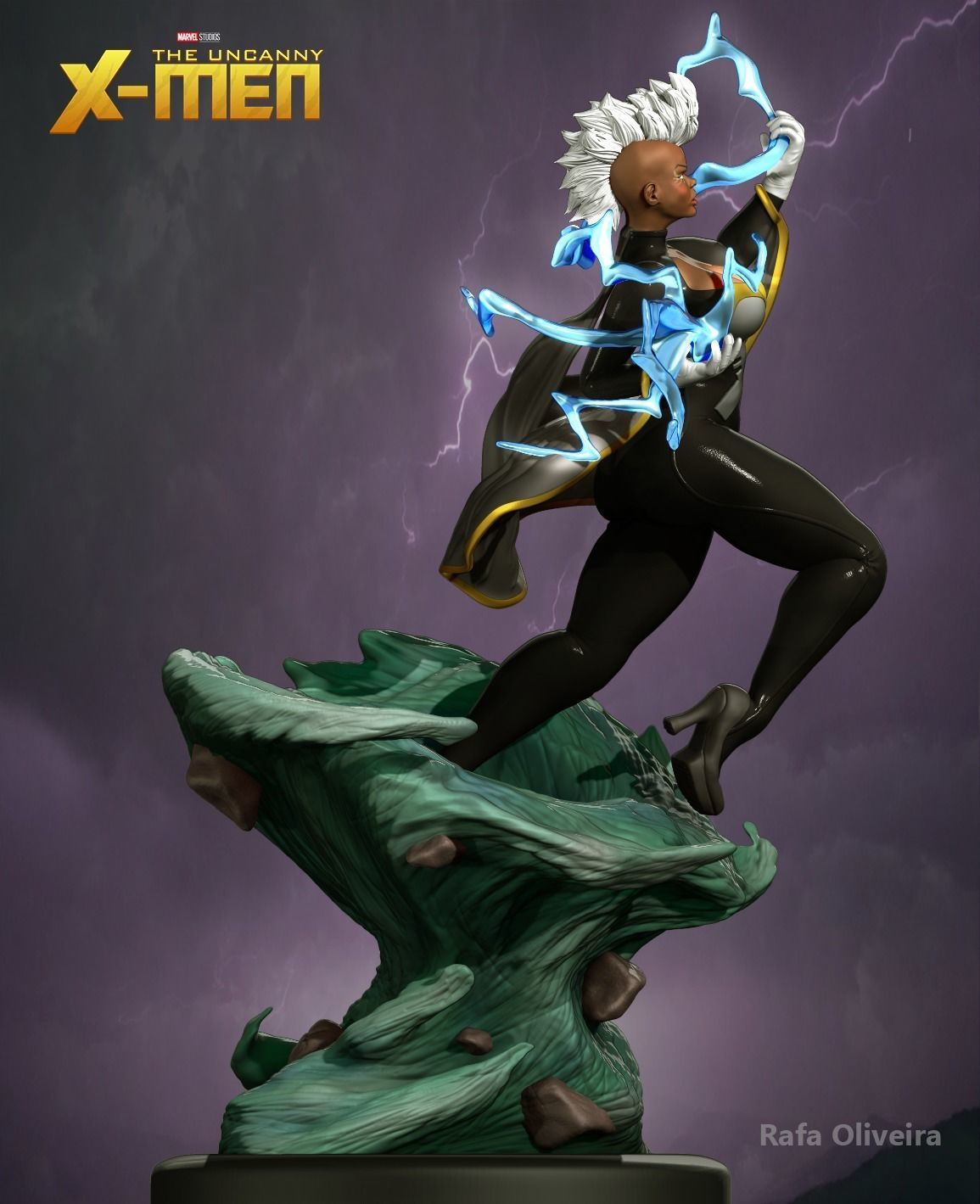 X-man Storm  3D print model_4