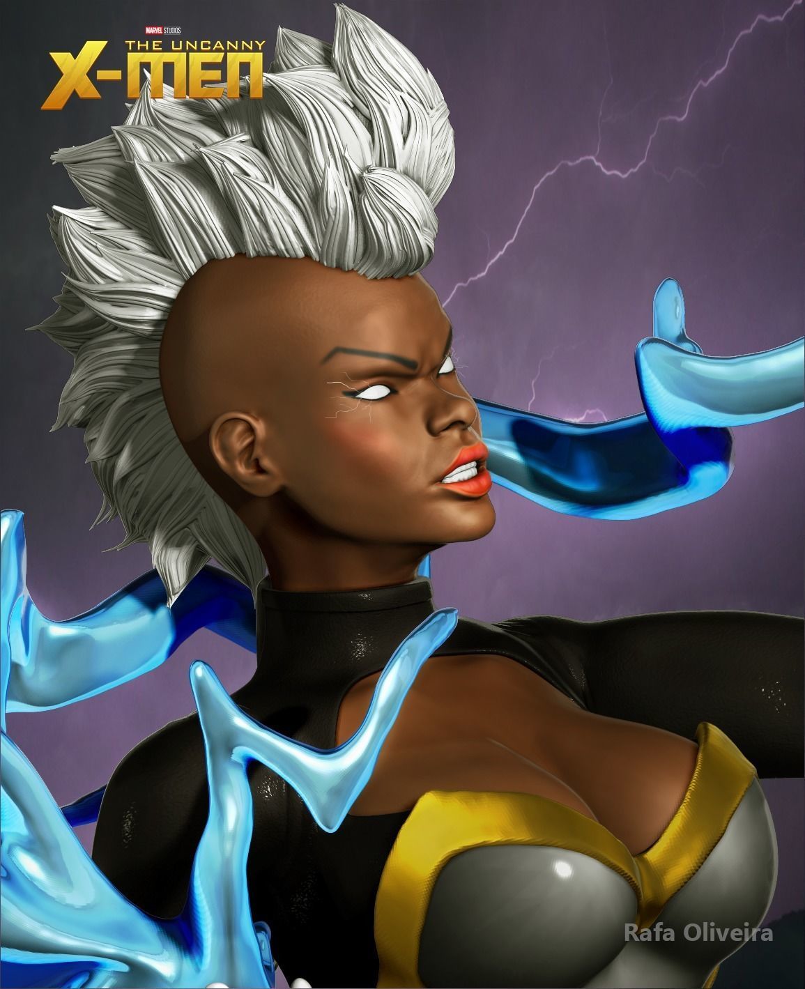 X-man Storm  3D print model_2