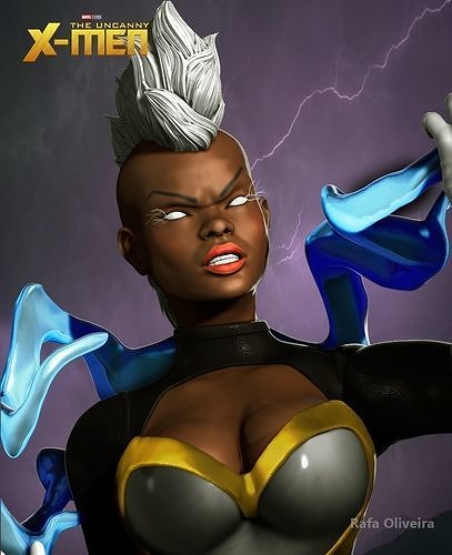 X-man Storm  3D print model