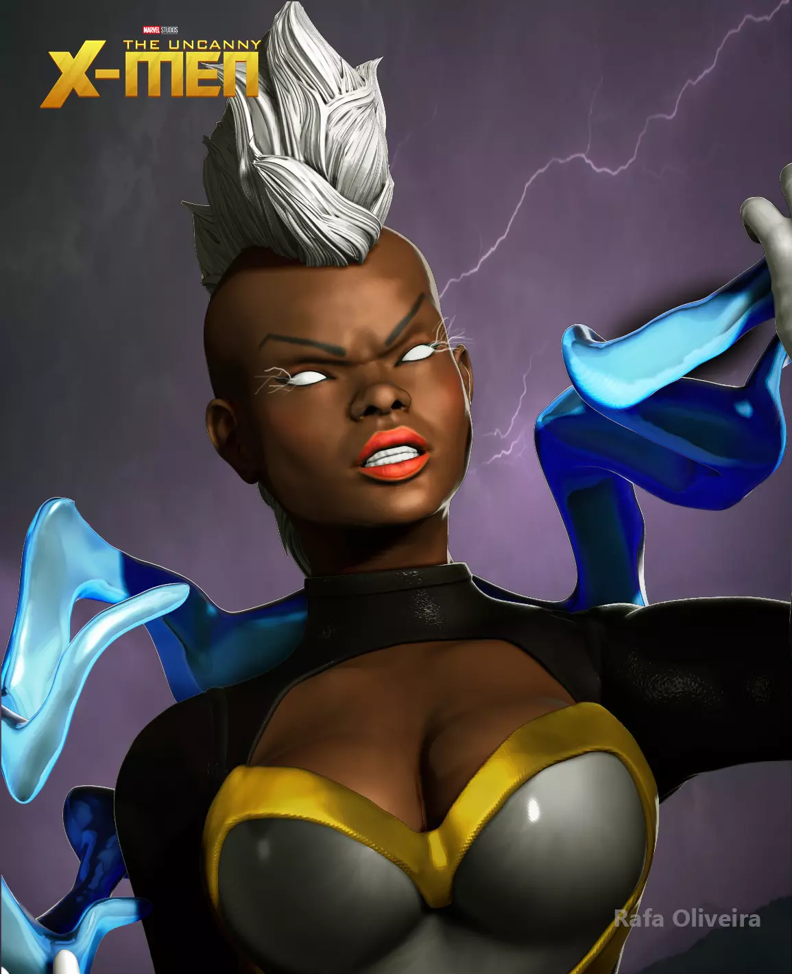 X-man Storm  3D print model_0