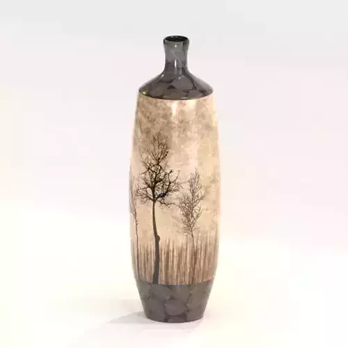 Ceramic Vase Low-poly 3D model