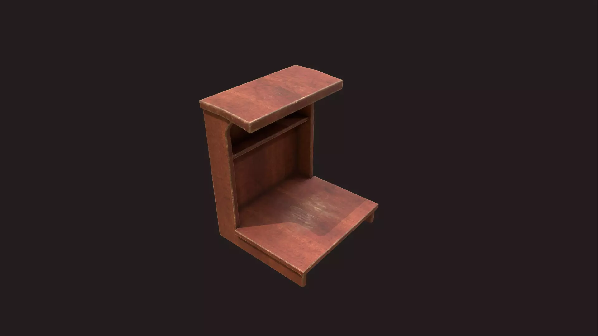 Old Pew Low-poly 3D model