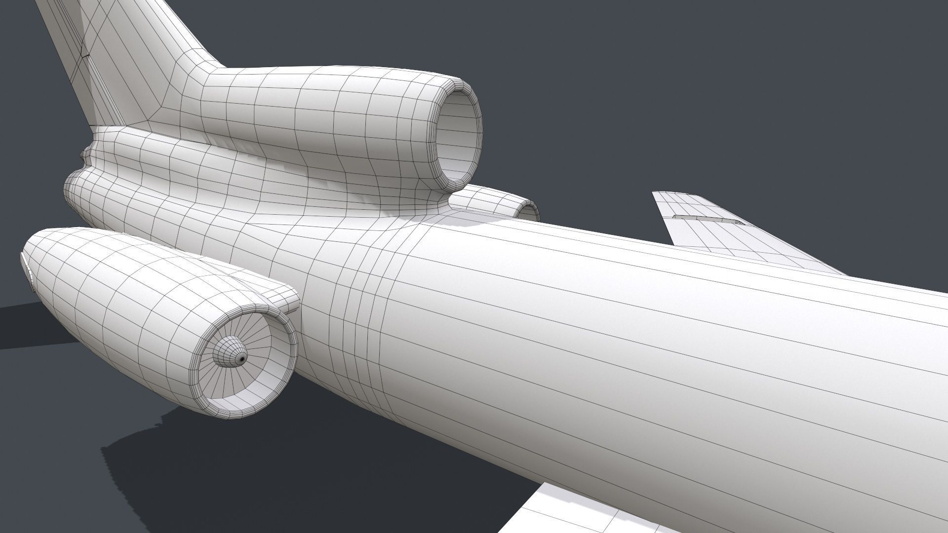 Tupolev Tu-154 USSR With LODs Low-poly 3D model_25