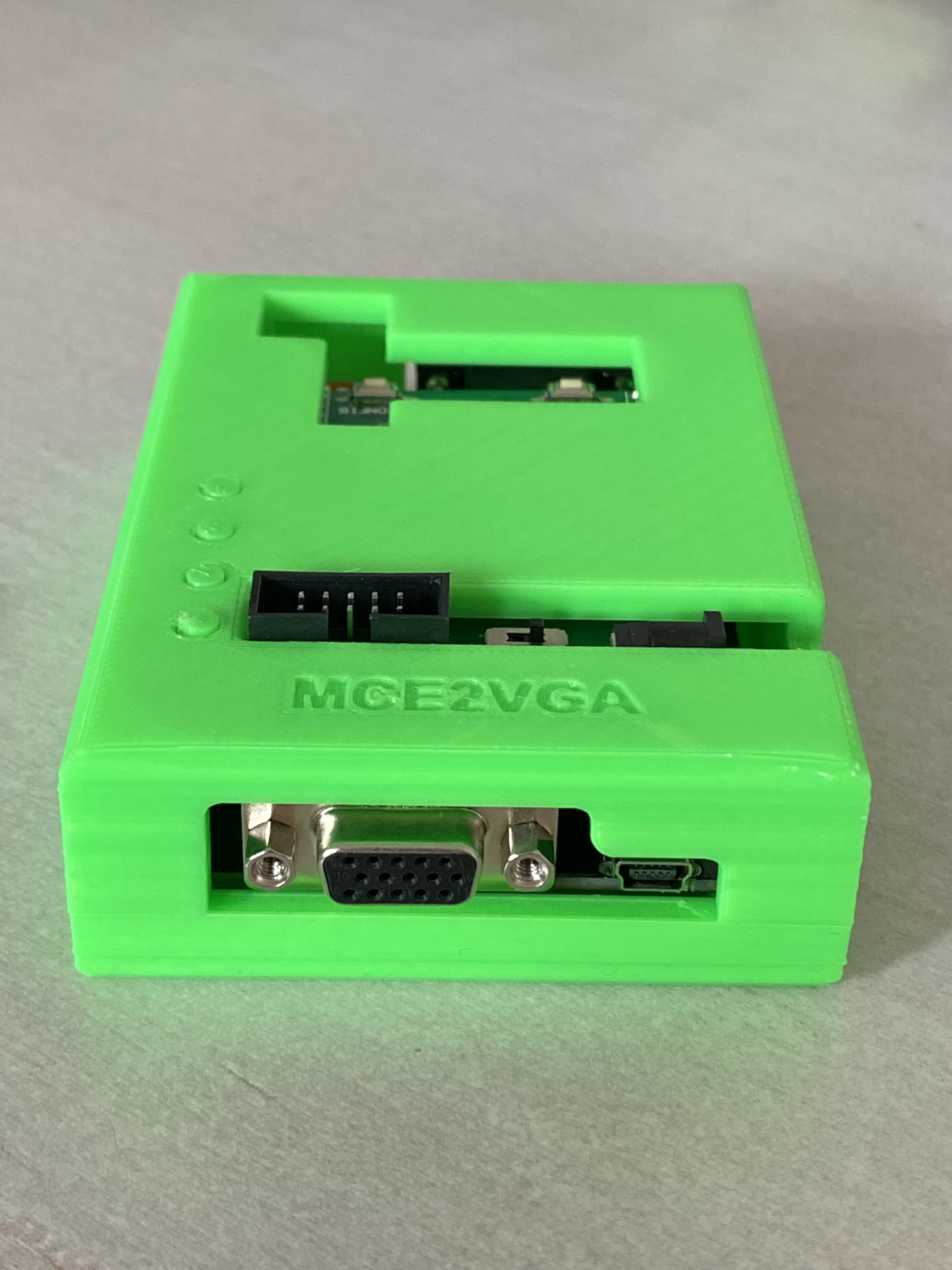 MCE2VGA or EGA2VGA case shell 3dprint 3D print model_2