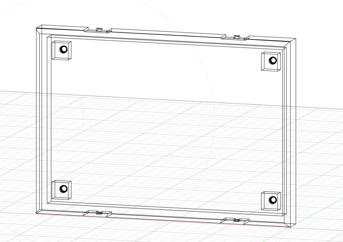 MCE2VGA or EGA2VGA case shell 3dprint 3D print model_5