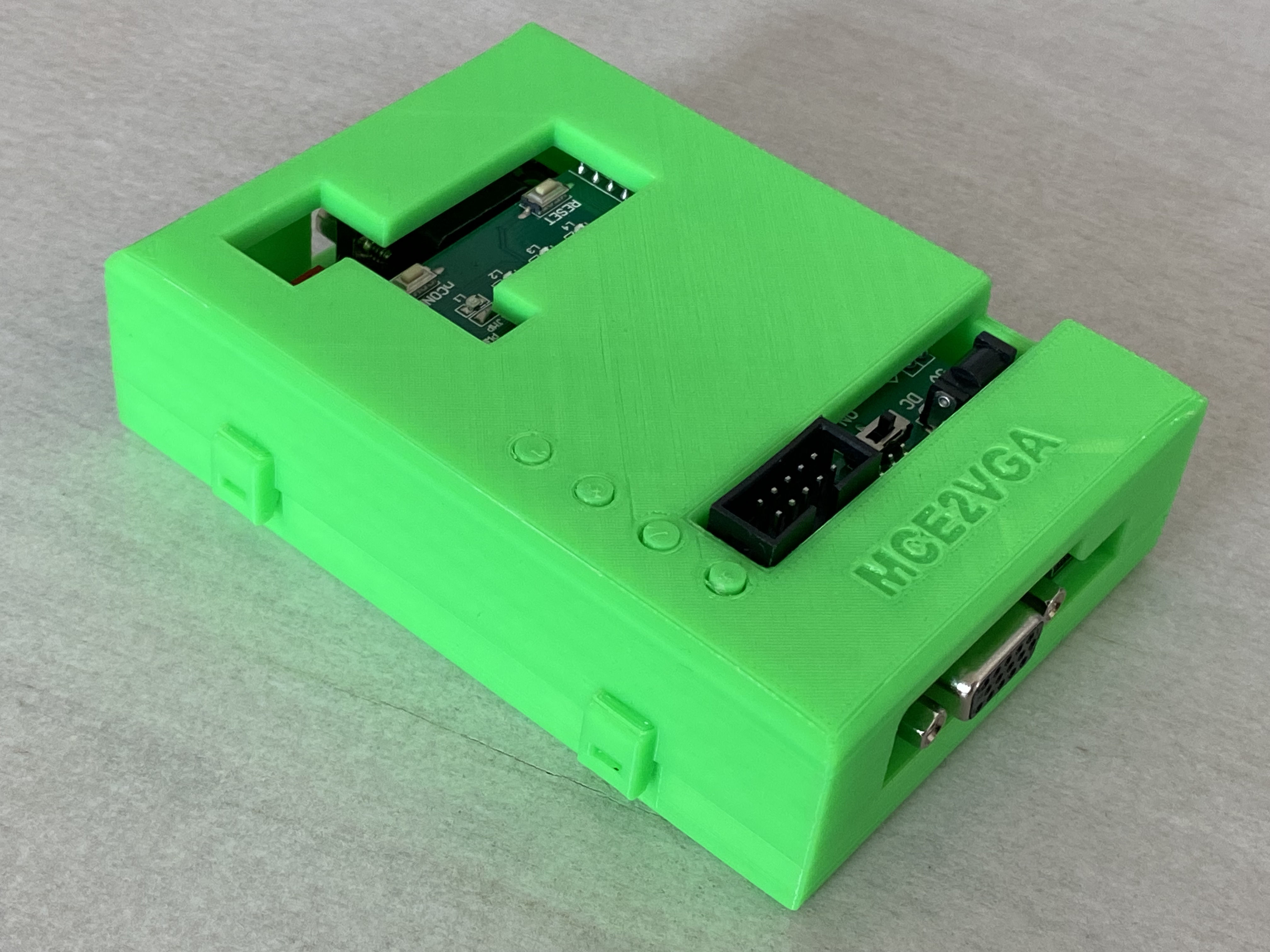 MCE2VGA or EGA2VGA case shell 3dprint 3D print model_11