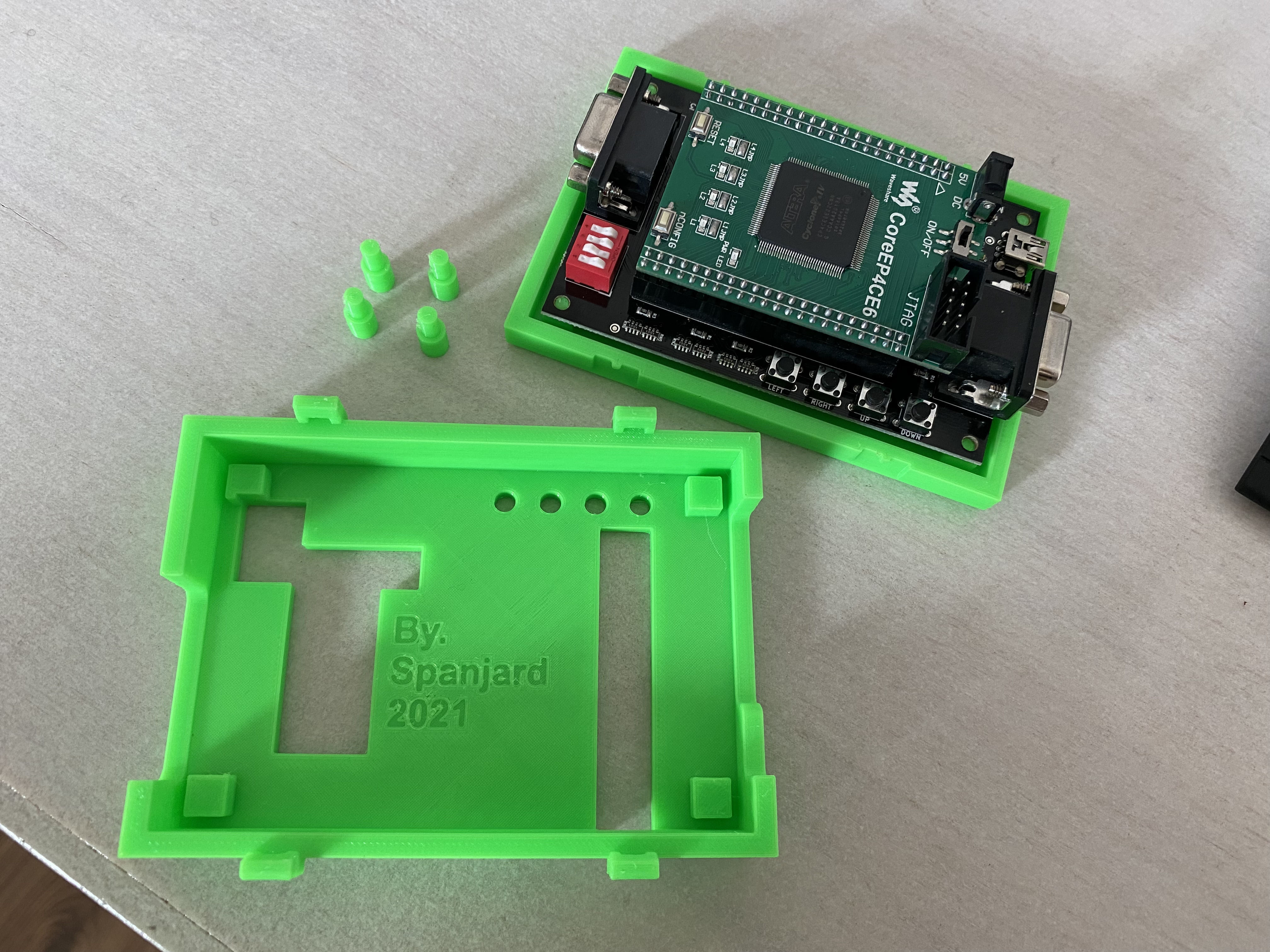 MCE2VGA or EGA2VGA case shell 3dprint 3D print model_8