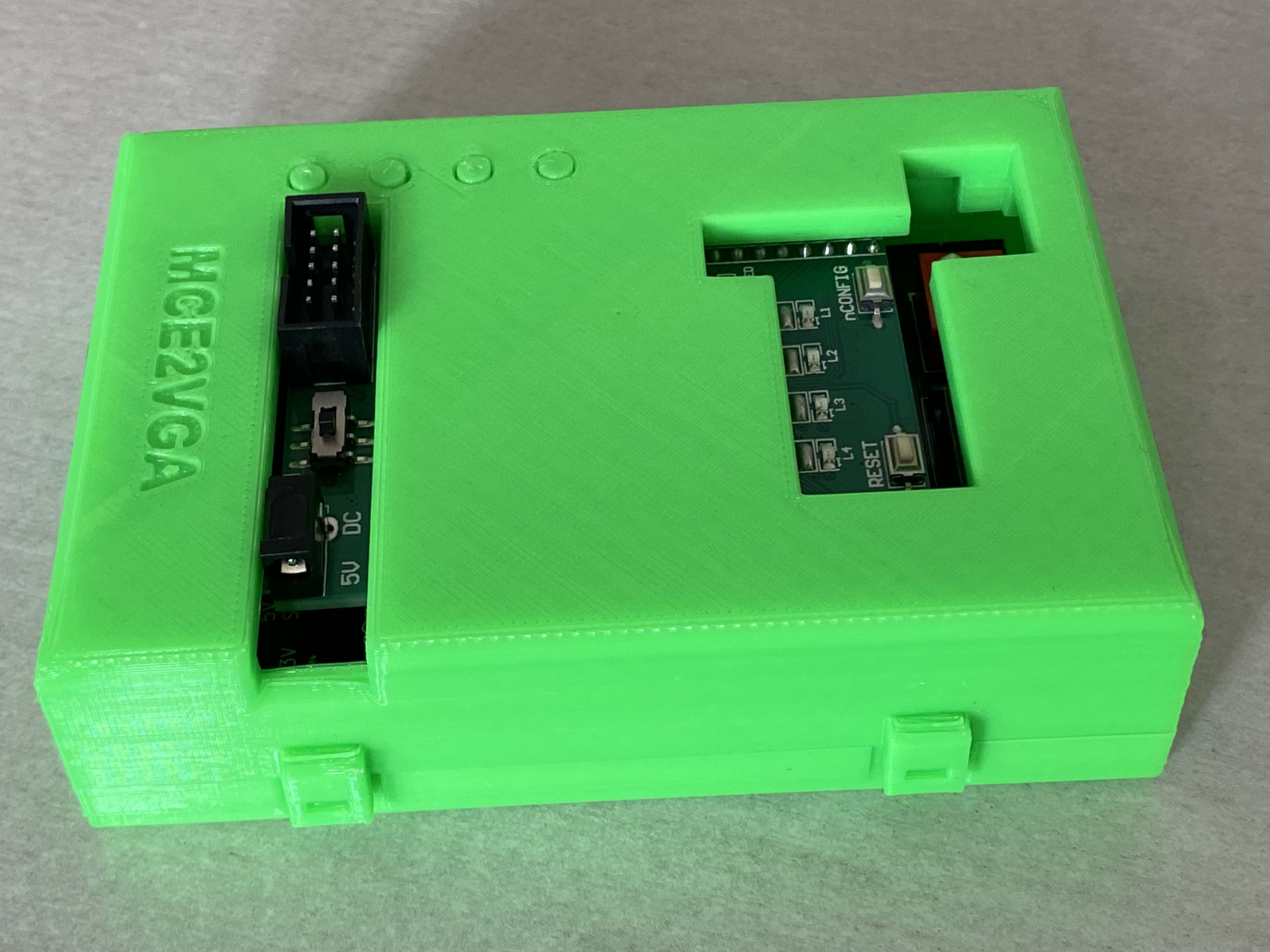 MCE2VGA or EGA2VGA case shell 3dprint 3D print model_10