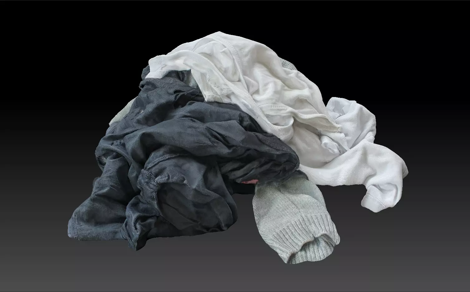 Pile of Cloths 6 Low-poly 3D model_0