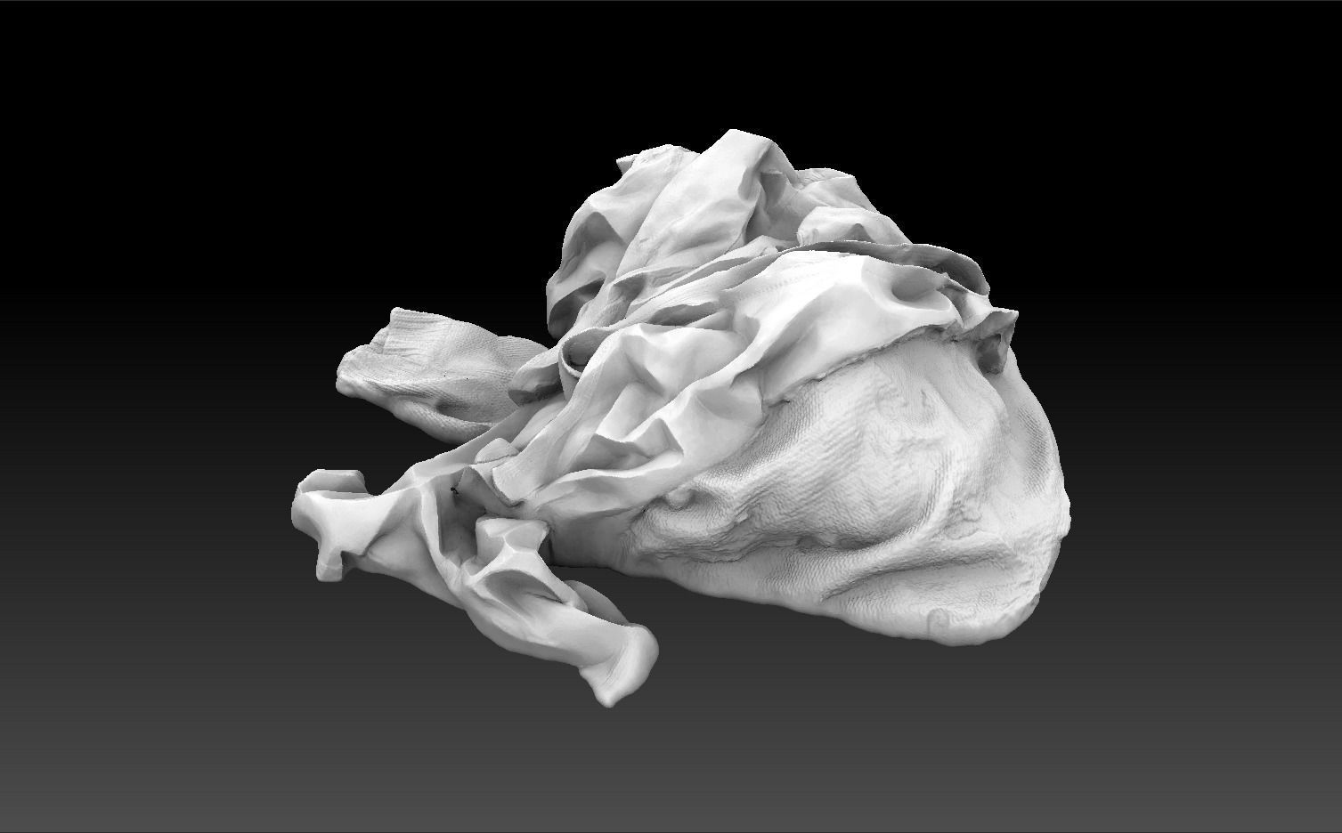 Pile of Cloths 6 Low-poly 3D model_15