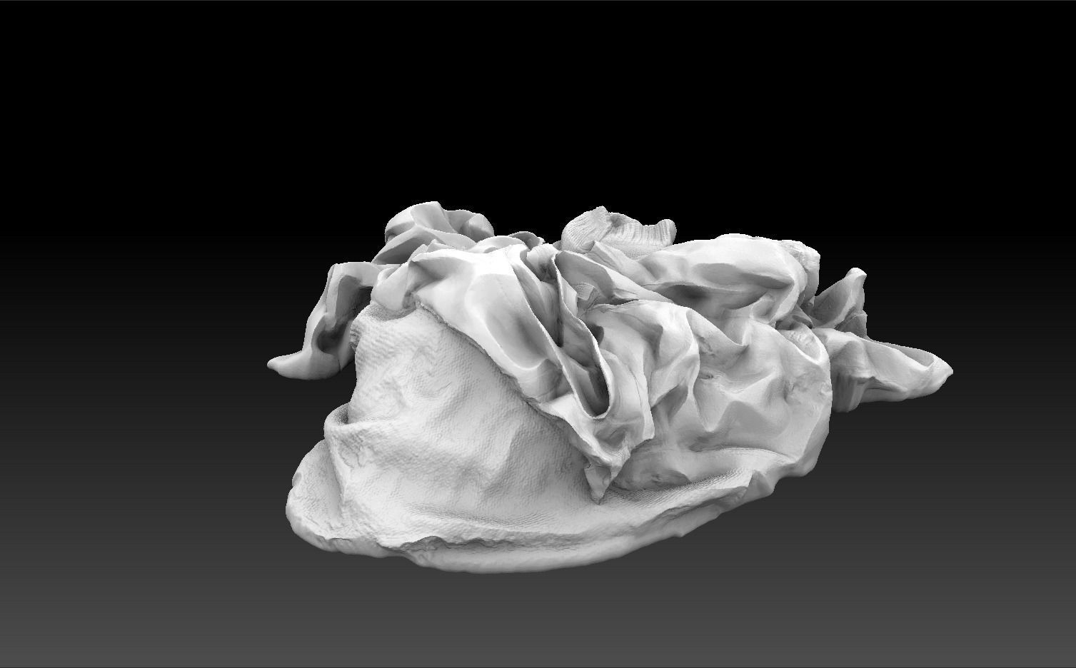 Pile of Cloths 6 Low-poly 3D model_16