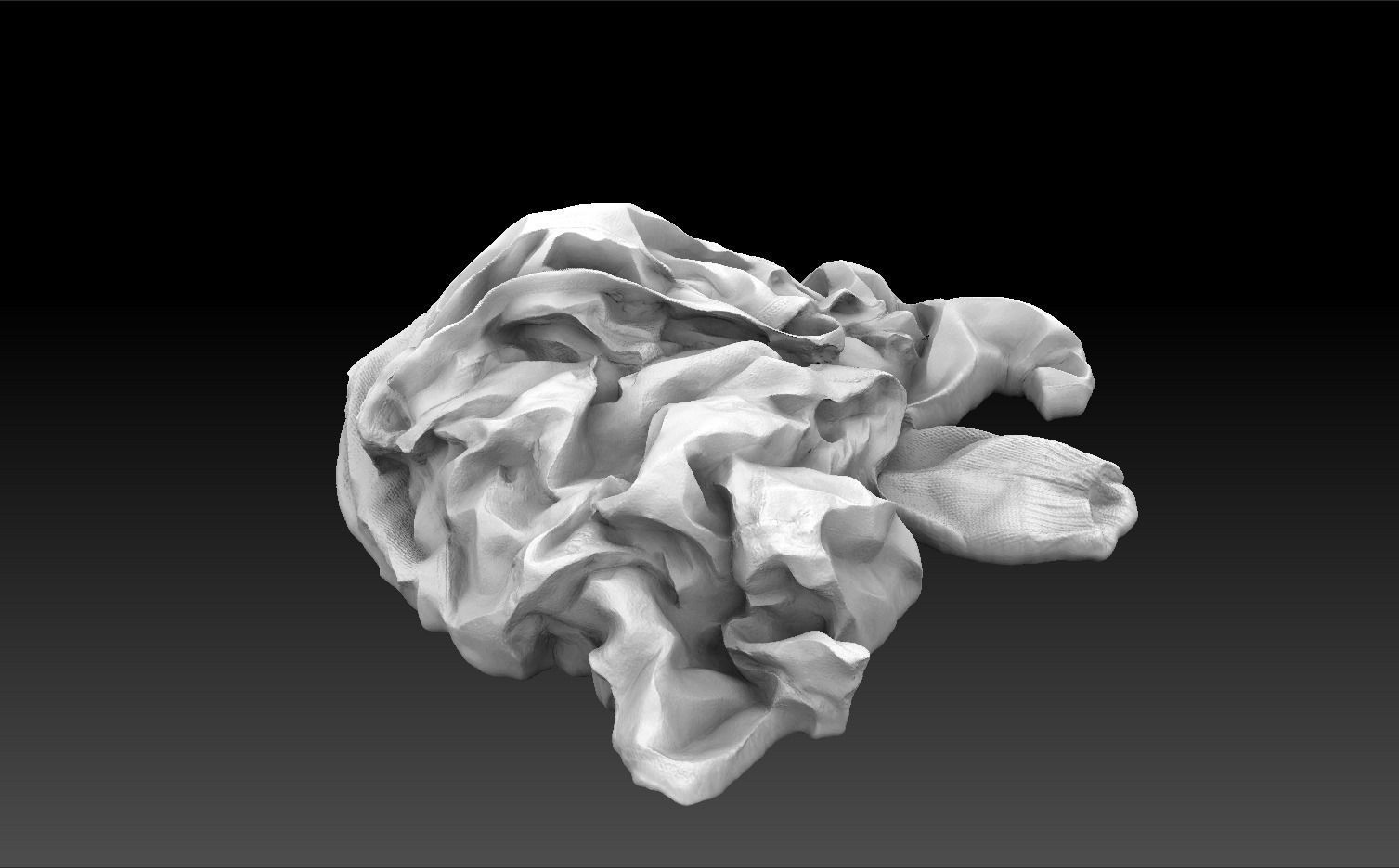 Pile of Cloths 6 Low-poly 3D model_17