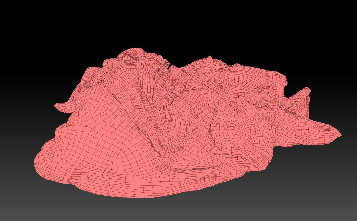Pile of Cloths 6 Low-poly 3D model_26