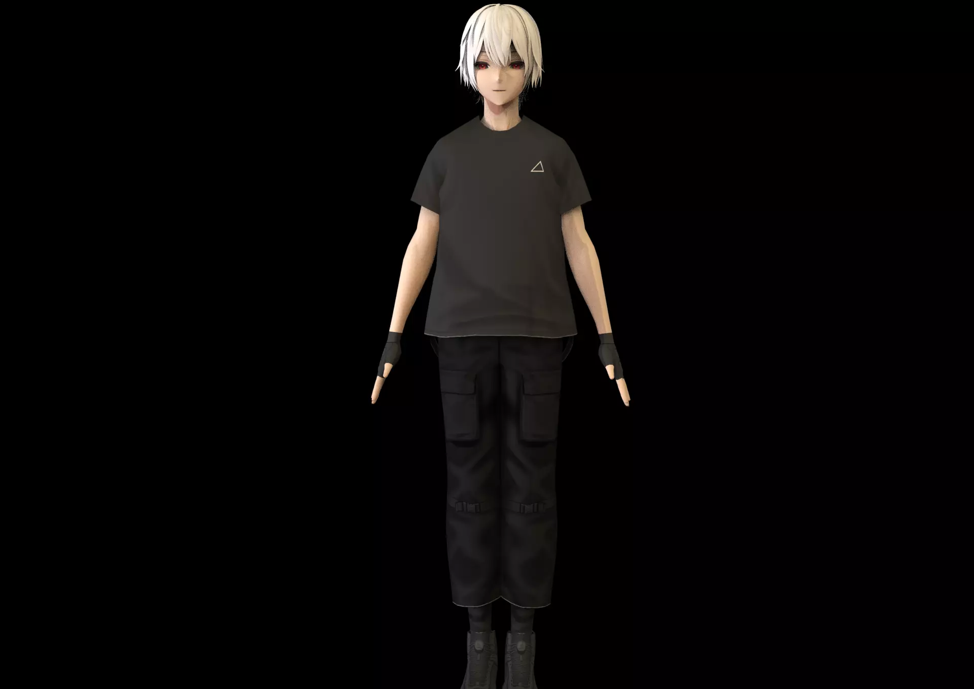 game ready Low Poly Anime Character 28 Low-poly 3D model_0