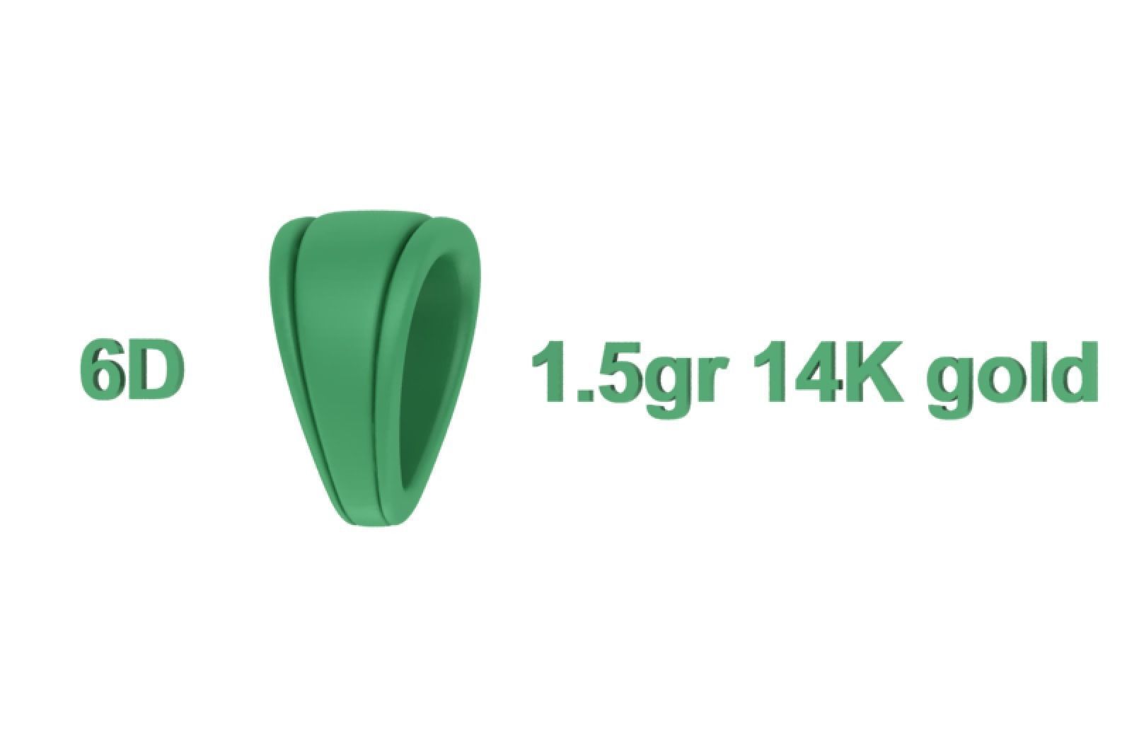 BAILS LOOP PACKAGE for Pendants Necklaces v6 3D print model_18