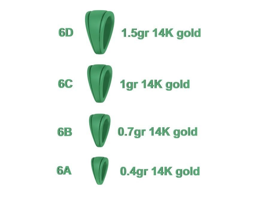 BAILS LOOP PACKAGE for Pendants Necklaces v6 3D print model_14