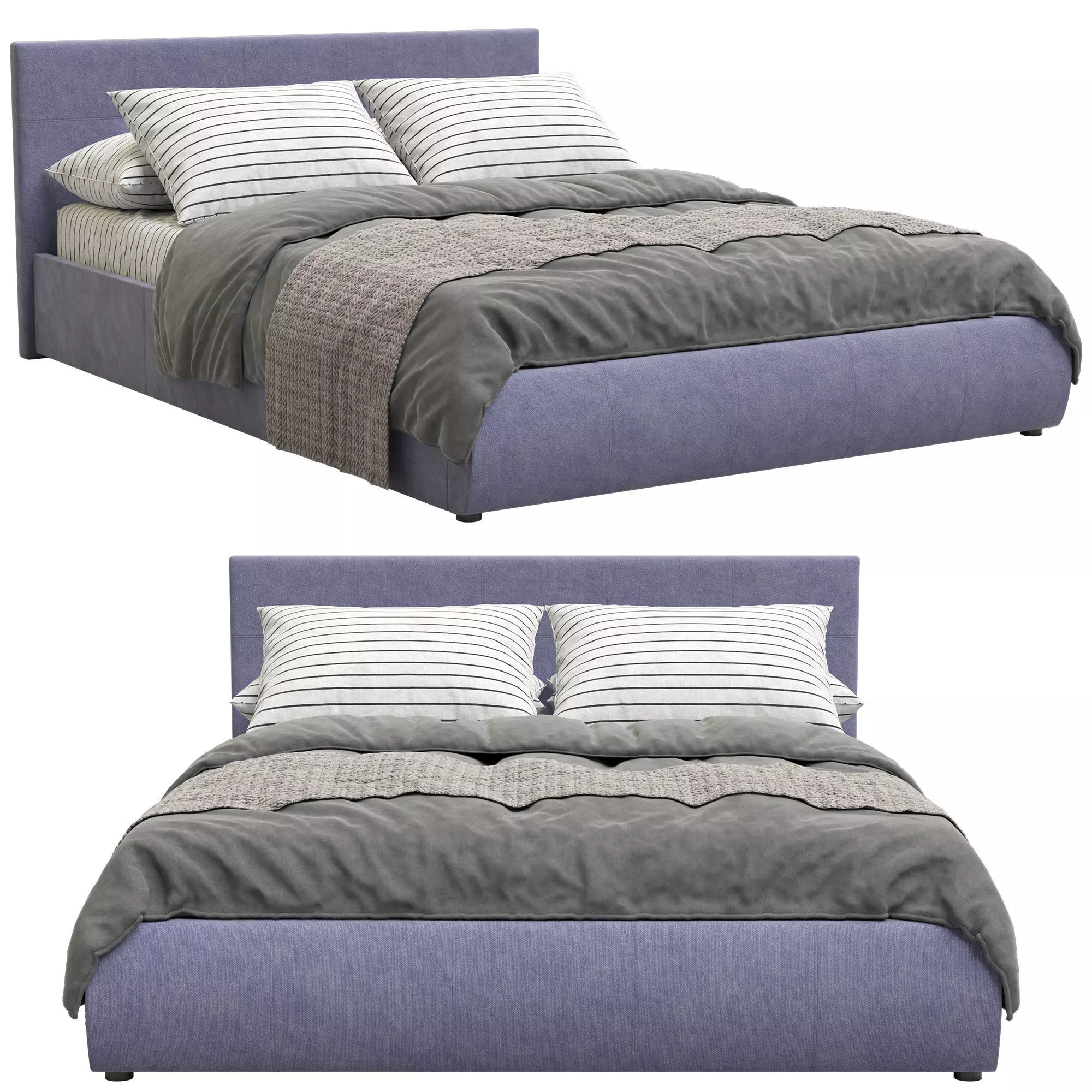 Hoff Mila Two Bed 3D model_0