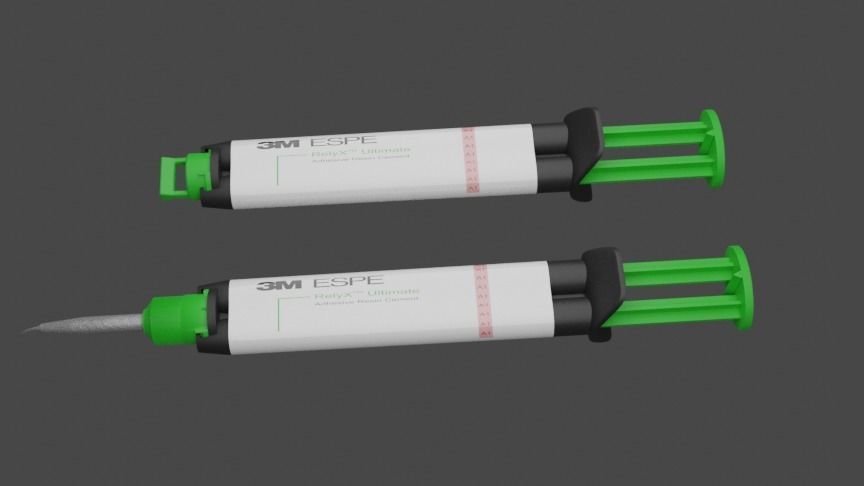 Dental Self-Adhesive Cement - RelyX Ultimate 3D model_1